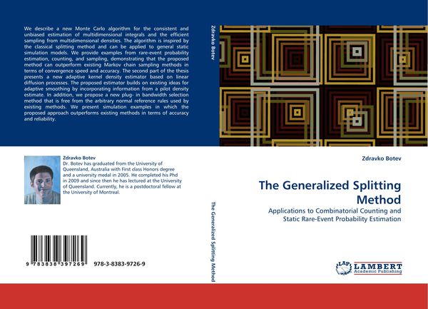 Produktbild: The Generalized Splitting Method