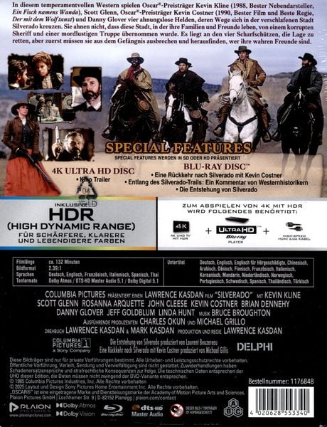 Produktbild: Silverado - Limitiertes Steelbook (4K Ultra HD+Blu-ray)