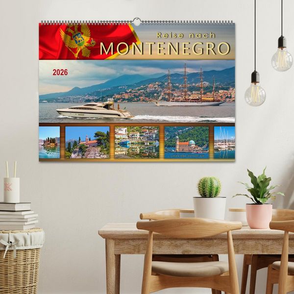 Produktbild: Reise nach Montenegro (Wandkalender 2026 DIN A2 quer), CALVENDO Monatskalender