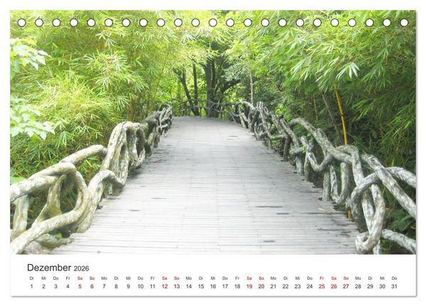 Produktbild: Br&uuml;cken dieser Erde (Tischkalender 2026 DIN A5 quer), CALVENDO Monatskalender