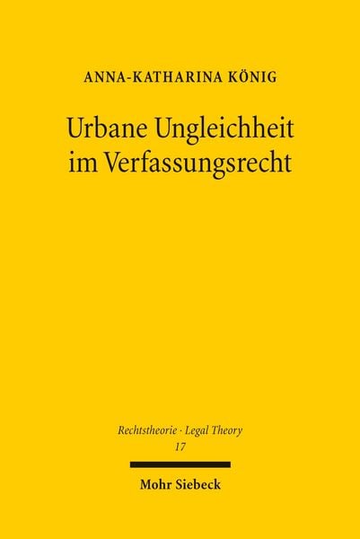 Produktbild: Urbane Ungleichheit im Verfassungsrecht