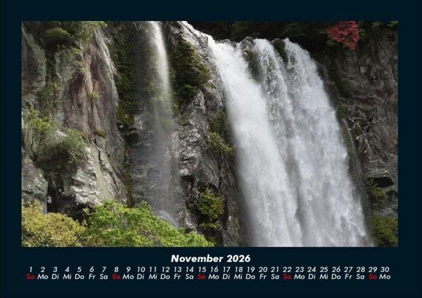 Produktbild: Wasserf&auml;lle 2026 Fotokalender DIN A4