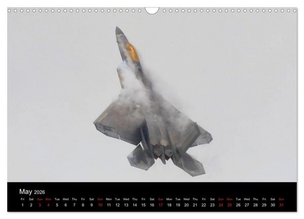 Produktbild: Lockheed Martin F-22A Raptor (Wall Calendar 2026 DIN A3 landscape), CALVENDO 12 Month Wall Calendar