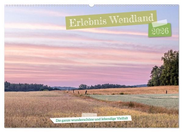 Produktbild: Erlebnis Wendland (Wandkalender 2026 DIN A2 quer), CALVENDO Monatskalender