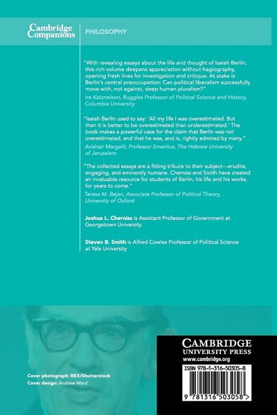 Produktbild: The Cambridge Companion to Isaiah Berlin