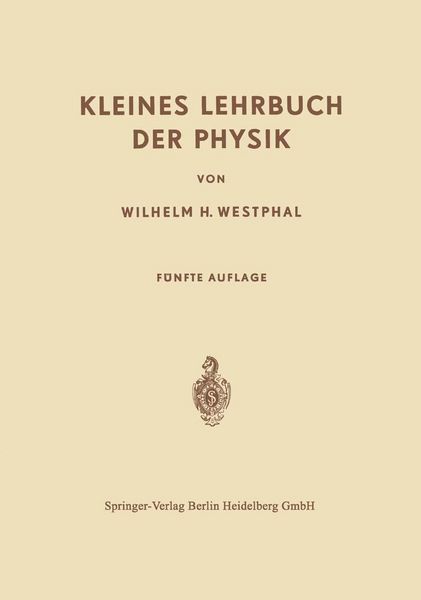 Produktbild: Kleines Lehrbuch der Physik