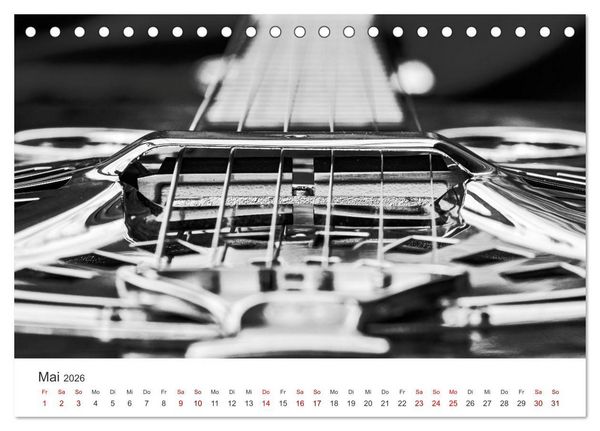 Produktbild: Dobro-Gitarre (Tischkalender 2026 DIN A5 quer), CALVENDO Monatskalender