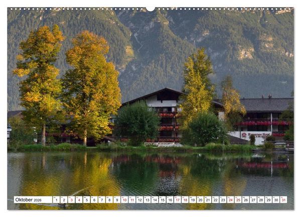 Produktbild: Rund um den Riessersee (Wandkalender 2026 DIN A2 quer), CALVENDO Monatskalender