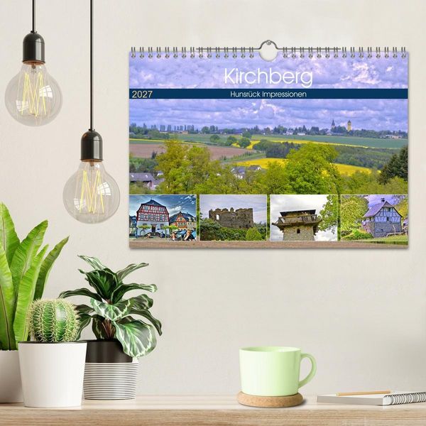 Produktbild: Kirchberg Hunsr&uuml;ck Impressionen (Wandkalender 2027 DIN A4 quer), CALVENDO Monatskalender