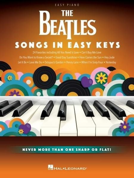 Produktbild: The Beatles: Songs in Easy Keys - Easy Piano Songbook with 24 Favorites
