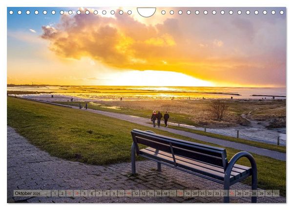 Produktbild: Strandlust Nordsee-Liebe (Wandkalender 2026 DIN A4 quer), CALVENDO Monatskalender