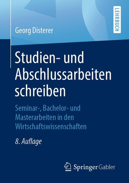 Produktbild: Studien- und Abschlussarbeiten schreiben