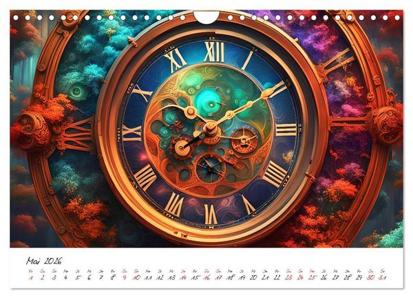 Produktbild: Abstrakte Zeitspr&uuml;nge (Wandkalender 2026 DIN A4 quer), CALVENDO Monatskalender