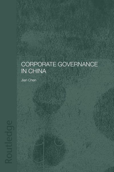 Produktbild: Corporate Governance in China