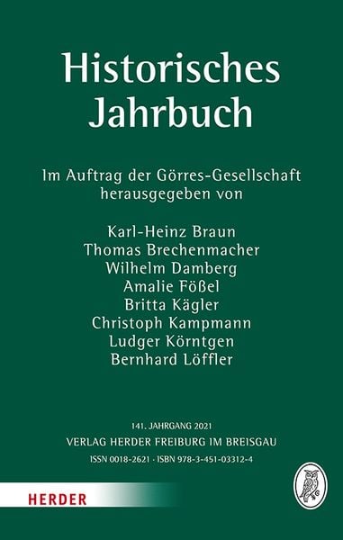 Produktbild: Historisches Jahrbuch