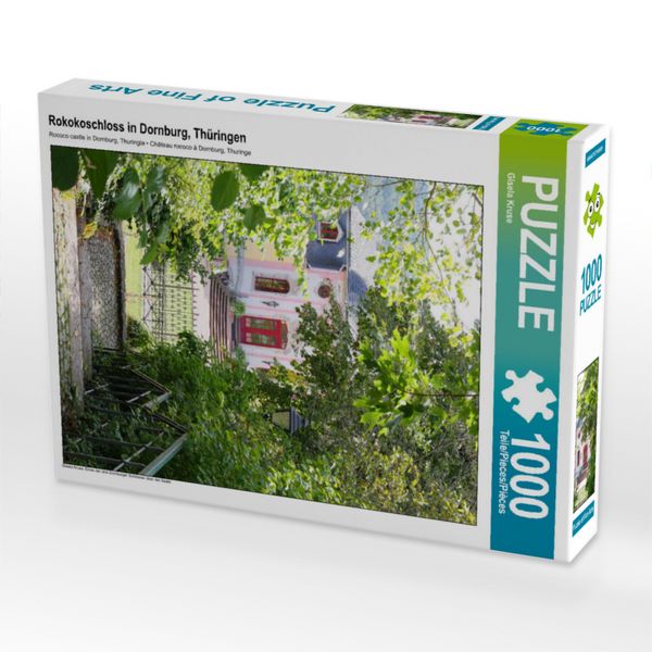 Produktbild: CALVENDO Puzzle Rokokoschloss in Dornburg, Th&uuml;ringen | 1000 Teile Lege-Gr&ouml;&szlig;e 64x48cm Foto-Puzzle f&uuml;r gl&uuml;ckliche Stunden