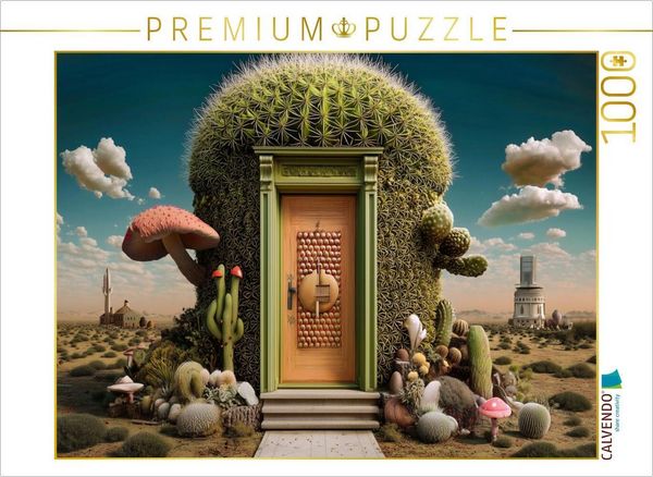 Produktbild: CALVENDO Puzzle T&uuml;r zum W&uuml;stenm&auml;rchen | 1000 Teile Lege-Gr&ouml;&szlig;e 64x48cm Foto-Puzzle f&uuml;r gl&uuml;ckliche Stunden