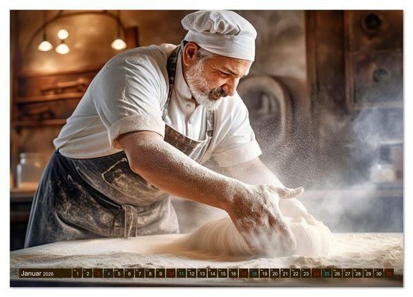 Produktbild: Im Bann des Brotes - B&auml;cker:innen (Wandkalender 2026 DIN A4 quer), CALVENDO Monatskalender