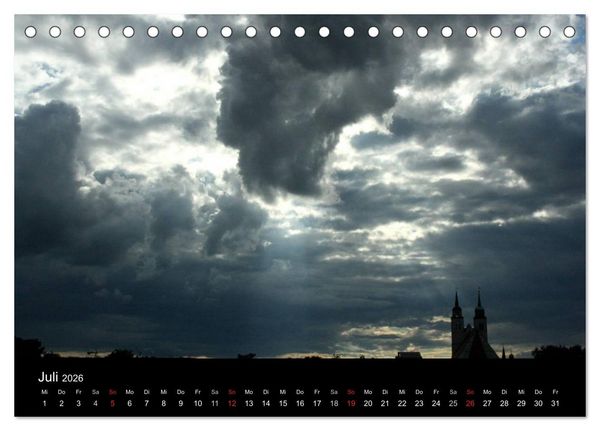 Produktbild: Wolken (Tischkalender 2026 DIN A5 quer), CALVENDO Monatskalender