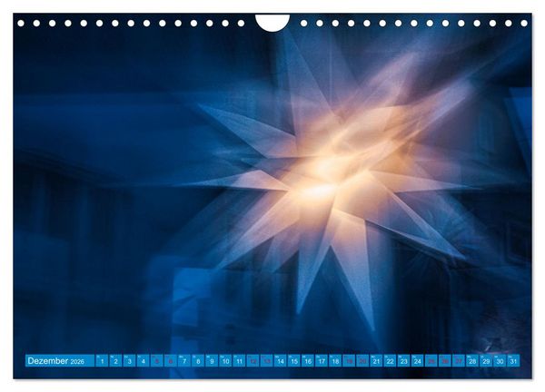 Produktbild: Die Farbe blau - Die Farbe der Weite und des Himmels (Wandkalender 2026 DIN A4 quer), CALVENDO Monatskalender