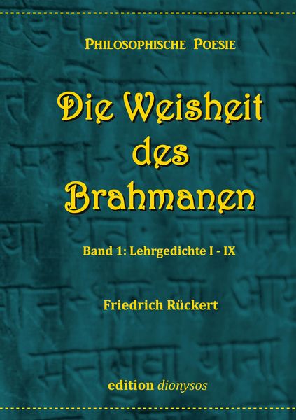 Produktbild: Die Weisheit des Brahmanen