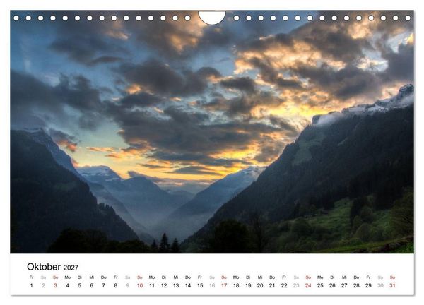 Produktbild: Berner Oberland (Wandkalender 2027 DIN A4 quer), CALVENDO Monatskalender