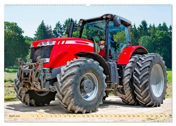 Produktbild: Traktoren - Giganten in der Landwirtschaft (hochwertiger Premium Wandkalender 2026 DIN A2 quer), Kunstdruck in Hochglanz