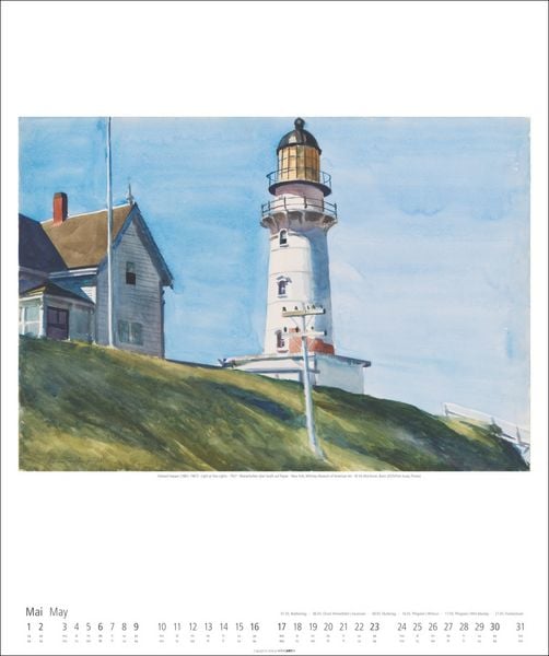 Produktbild: Edward Hopper Kalender 2027