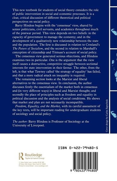 Produktbild: Freedom, Equality and the Market