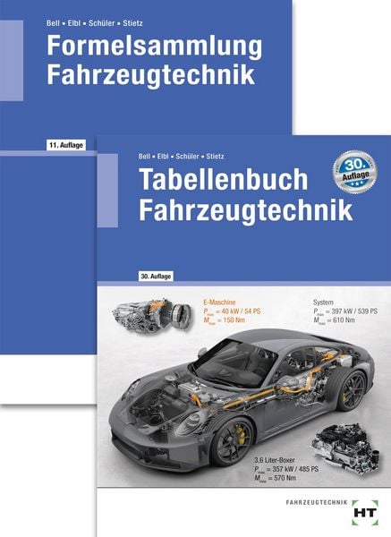 Produktbild: Paketangebot Tabellenbuch Fahrzeugtechnik und Formelsammlung Fahrzeugtechnik