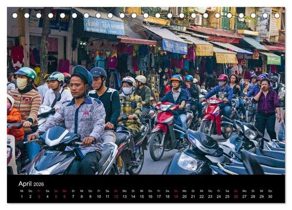 Produktbild: Vietnam (Tischkalender 2026 DIN A5 quer), CALVENDO Monatskalender