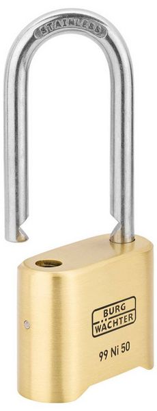 Produktbild: Burg W&auml;chter 37491 Vorh&auml;ngeschloss 51.90mm Messing Zahlenschloss