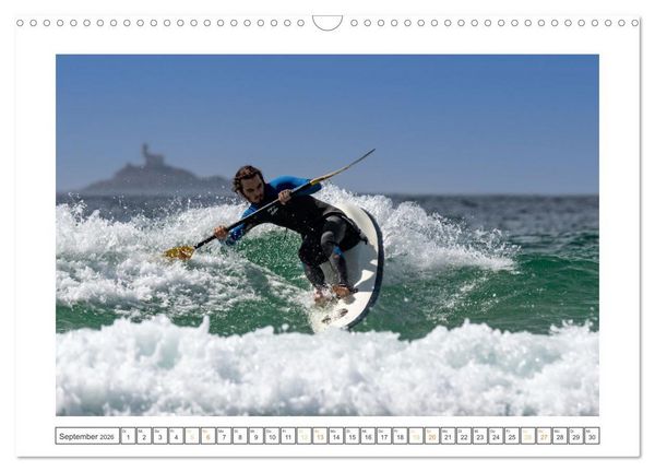 Produktbild: Wassersport - Spa&szlig; am Meer bei Wind und Wellen (Wandkalender 2026 DIN A3 quer), CALVENDO Monatskalender