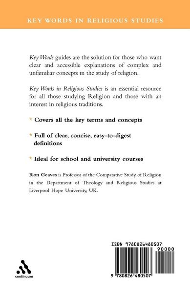 Produktbild: Key Words in Religious Studies