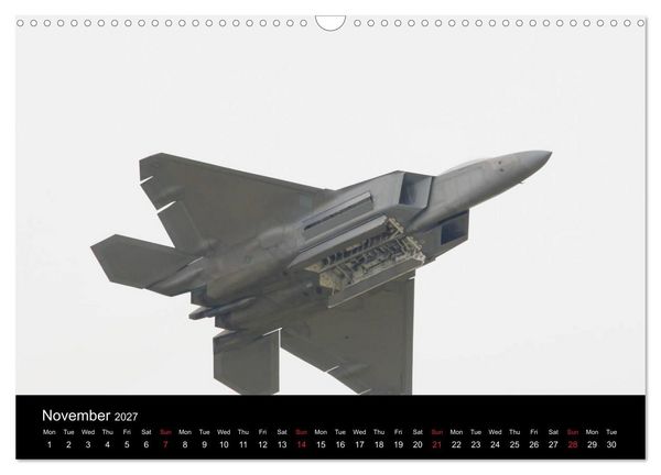 Produktbild: Lockheed Martin F-22A Raptor (Wall Calendar 2027 DIN A3 landscape), CALVENDO 12 Month Wall Calendar