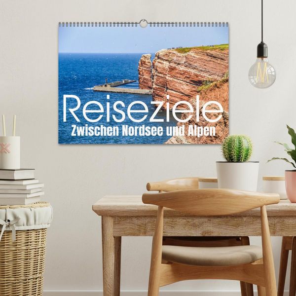 Produktbild: Reiseziele: Zwischen Nordsee und Alpen (Wandkalender 2027 DIN A3 quer), CALVENDO Monatskalender
