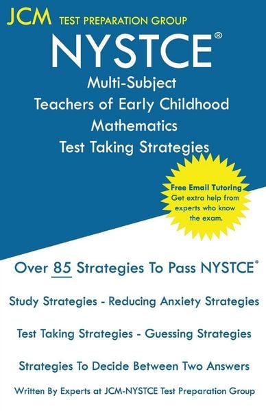 Produktbild: NYSTCE Multi-Subject Teachers of Early Childhood Mathematics - Test Taking Strategies