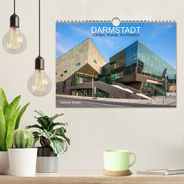 Produktbild: Darmstadt &ndash; G&auml;rten, Kunst, Architektur (Wandkalender 2026 DIN A4 quer), CALVENDO Monatskalender