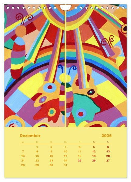 Produktbild: Licht ist bunt - Malerei in Acryl und Aqua &Ouml;l (Wandkalender 2026 DIN A4 hoch), CALVENDO Monatskalender