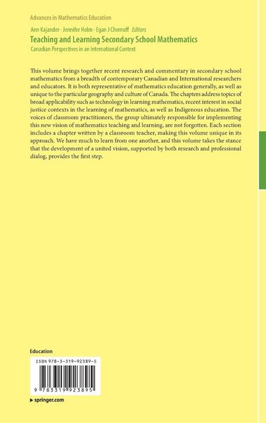 Produktbild: Teaching and Learning Secondary School Mathematics