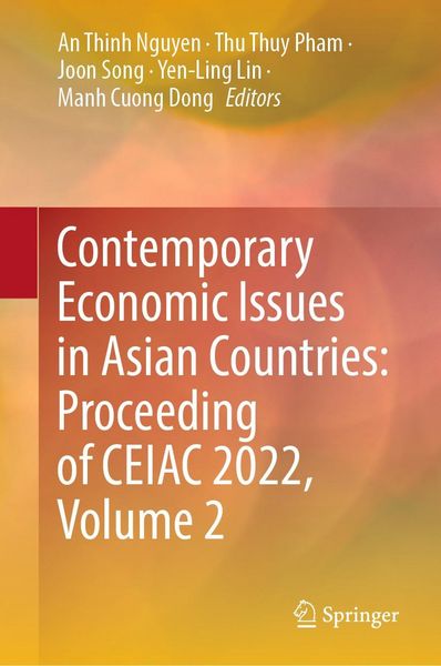 Produktbild: Contemporary Economic Issues in Asian Countries: Proceeding of CEIAC 2022, Volume 2