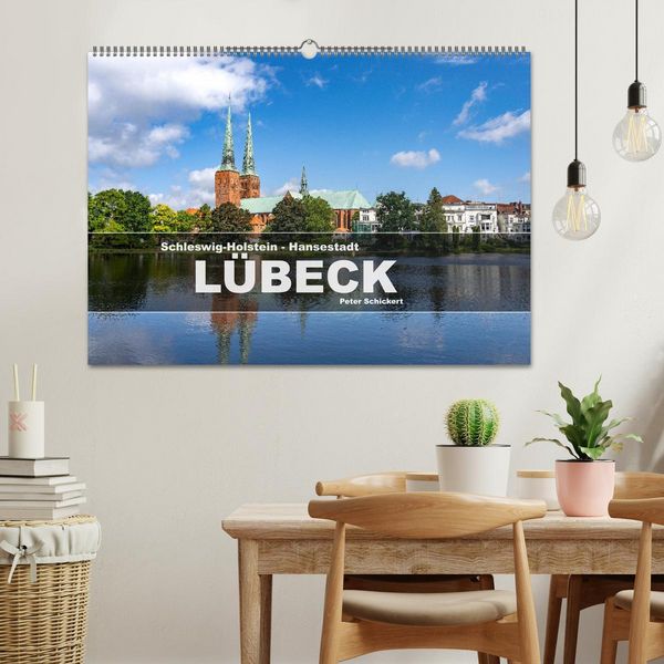 Produktbild: Schleswig-Holstein - Hansestadt L&uuml;beck (Wandkalender 2026 DIN A2 quer), CALVENDO Monatskalender