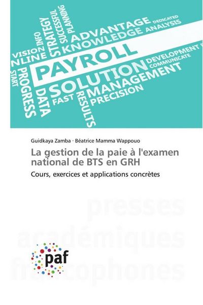 Produktbild: La gestion de la paie &agrave; l'examen national de BTS en GRH