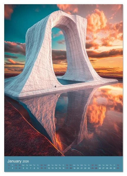 Produktbild: Fascinatingly Surreal (Wall Calendar 2026 DIN A2 portrait), CALVENDO 12 Month Wall Calendar
