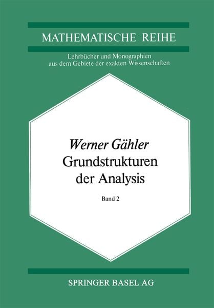Produktbild: Grundstrukturen der Analysis II