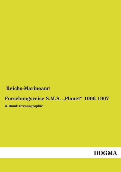 Produktbild: Forschungsreise S.M.S. "Planet" 1906-1907