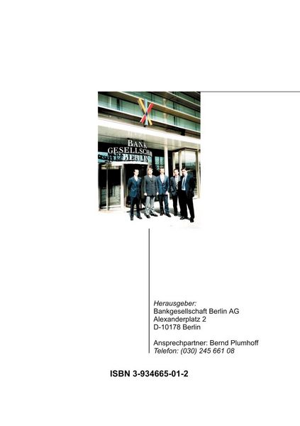 Produktbild: Juristisches Symposium der Bankgesellschaft Berlin
