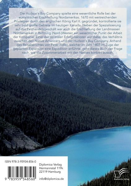 Produktbild: Kanada und die Hudson's Bay Company: Die Reise von Peter Fidler 1807