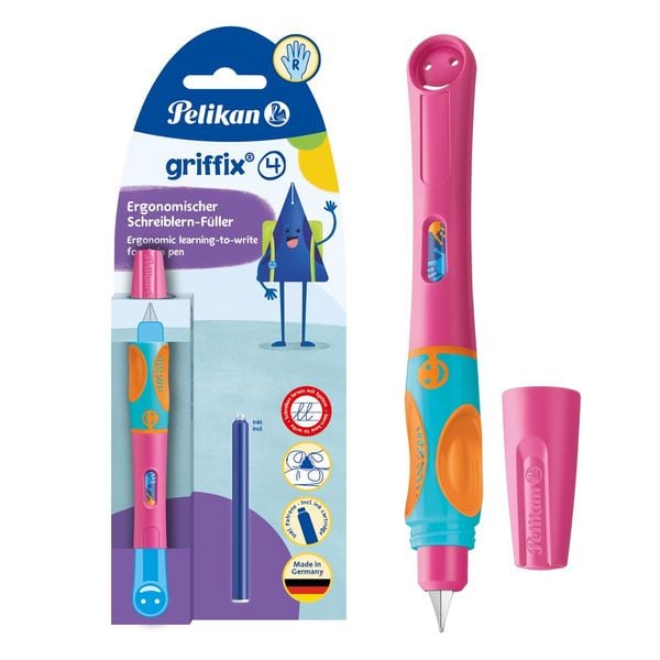 Pelikan Füller griffix RH A lovely pink Blister