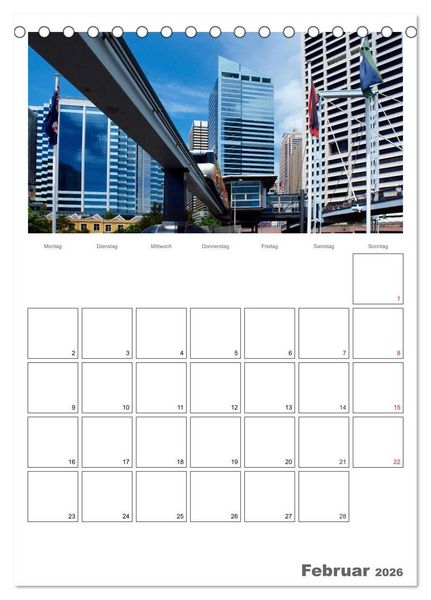 Produktbild: SYDNEY Terminplaner (Tischkalender 2026 DIN A5 hoch), CALVENDO Monatskalender